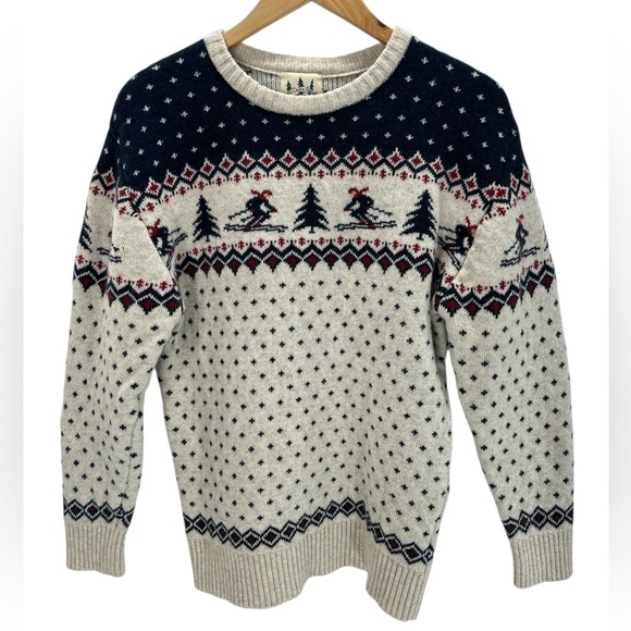 Kiel James Patrick Sweaters - Kiel James Patrick Navy and Cream Sweater 2800